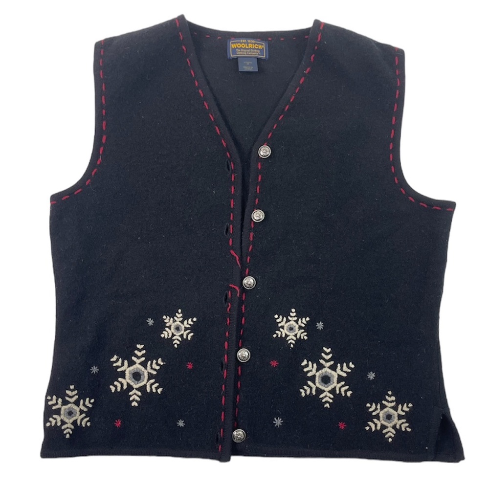100% Wool Embroidered Waistcoat